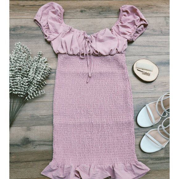 MAUVE DRESS // LOVE TREE - Picture 4 of 4